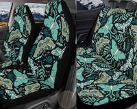 Witchy Moth Car Seat Cover Set, Green Goth Moth Women Car Seat Cover Protector, Boho Witch Car Interior Decor Accessories Driver Gift 🍃 Lightweight 110gsm polyester & micro -fiber fabric for car seat covers 💫 Elastic backing and black color ensures secure and clean 🚗 Designed for quick and easy installation fit on most standard cars 🧶 Soft, breathable, comfortable, wear-resistant with front and back 3 pcs ✨  A set stylish , personality and colorful for your seats and cars  🧼 Easy to clean b