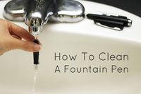 Like any well-tuned machine, fountain pens need periodic cleaning to keep them performing their best. This article will cover the basics of fountain pen cleaning, as well as some advanced techniques for experienced users.