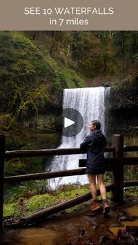 289K views · 39K reactions | Want to see 10 waterfalls on one 7 mile hike? Here’s how ⬇️

📌 but first SAVE this post to reference back on and follow @heckin.trekkin for trip itineraries, things to do, and hidden gems

📍 Trail of ten falls | Silver Falls State Park, Oregon

🚗 Parking is plentiful but fills up quickly during the busy summer months! A parking permit is required and can be purchased on site 

🥾 This 7.2 mile loop is rated as moderate with about 800 feet of elevation gain

🐶 Dogs are not allowed on this trail!

This trails has TEN waterfalls!!! 4 of which you can walk behind!

If you’re new here, hi I’m Emily 👋🏻 I travel the US full time in my camper hiking and exploring!

#oregon #waterfalls #chasingwaterfalls #travelblogger #travelgram #travel #girlswhohike #girlswhotr