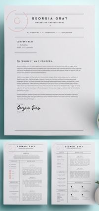 Resume Template 3 Page | CV Template