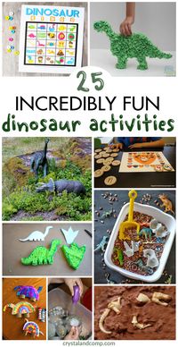 Tons of D is for Dinosaur Activities | CrystalandComp.com