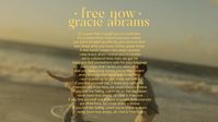 free now - gracie abrams #tsou #thesecretofus