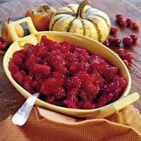 Double Cranberry-Apple Sauce | Learn how to make Double Cranberry-Apple Sauce. MyRecipes has 70,000+ tested recipes and videos to help you be a better cook