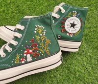 Custom Converse Embroidered Shoes Converse Chuck Taylor 1970s - Etsy