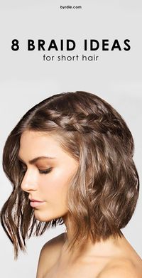 8 easy braids for girls with short hair