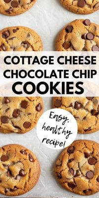 You need just 6 ingredients and around 20 minutes to make these delicious and healthy cottage cheese chocolate chip cookies. They're one of the hottest TikTok food trends of 2024, and they're so good. Make sure you try them! Save this Pin and get the recipe via SlimmingViolet.com.