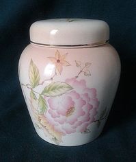 PALISSY ROYAL WORCESTER BONE CHINA GINGER JAR PINK CHRYSANTHEMUM GOLD FINISH  | eBay