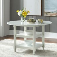 Simple Living Cottage White Round Dining Table - Bed Bath & Beyond - 2560434