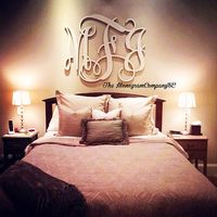 EXTRA LARGE Beautiful Wooden Monogrammed by TheMonogramCompanySE