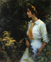 Charles Courtney Curran "Goldenrod", no date