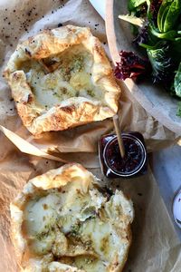 Honey Thyme Gruyère Baked in Puff Pastry — Crazy Blonde Life