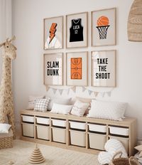 ♥  50% OFF   ♥   Just today!         ⋒ ⋒ ⋒  BOYS WALL ART - BASKETBALL  PRINTABLE - SET OF 6 Sizes: 16x20 inches & A3 international paper.  Scalable files, you can print: 4x6, 8x10,11x14 and A5, A4 too.  CUSTOM NAME PRINT TAKES 12-24HOURS TO BE READY. * If you need another special size, please contact us first! -------------------------    ♥ INSTANT DOWNLOAD:     The files will be delivered electronically within minutes of your order and payment.  An email will be sent to the address you have associated with your Etsy account with a link for your download.. -------------------------    ♥  HOW TO PRINT   ➤ Print at home using good quality card or art paper.   Use Satin or matt paper and heavy weight paper. ➤ Print at your local copy shop. ➤ Upload to an online print shop such as staples. --