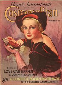 Cosmopolitan magazine, NOVEMBER 1935 Artist: Bradshaw Crandell