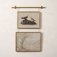 Colleen Brass Rail Double Picture Frame