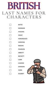 Create memorable characters with our Printable List of British Last Names! This comprehensive list features a variety of classic and unique British surnames, perfect for writers, game designers, and anyone in need of authentic names for their characters. Easily print and use these names to add depth and realism to your stories and projects. #CharacterNames #BritishLastNames #WritingResources #PrintableNames #StoryWriting #CharacterDevelopment #NameIdeas