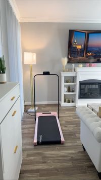 Pink treadmill,