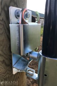 $21.73 - Two-way locking gate latchs allow gates to swing in either direction when the latch is released and it can be operated with one hand. This gate latch is the solution if you have a horse or other livestock in one hand and you need to guide them through the gate with the other. This latch also helps your fence gate from sagging or swinging which is common with chain latches. Easy to install & easy to use!#rammfence #gatelatch #flexfence #horsefence #horses #equestrian #twowaygatelatch