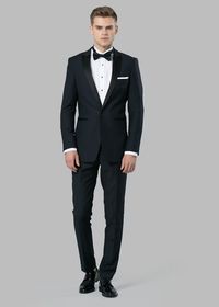 Navy Peak Lapel Tuxedo | Menguin | Navy Blue Tuxedo