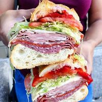 Giant Italian Combo Sandwich for 8 by Sal, Kris & Charlie's Deli - Goldbelly