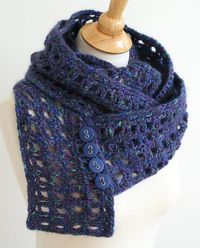 Window Pane Scarf Crochet Pattern