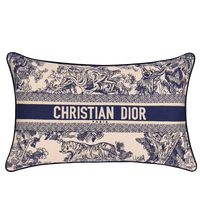 Large Rectangular Pillow Blue Toile de Jouy | DIOR