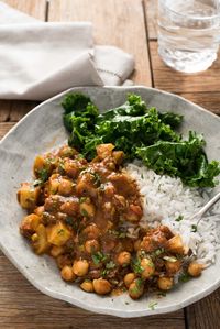 Chickpea Potato Curry by recipetineats: An authentic recipe that's so easy, made from scratch, no hunting down unusual ingredients. #Curry #Chickpea #Potato #Trinidad