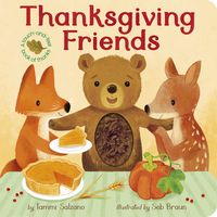 A celebration of thankfulness and friendship with adorable characters and fun touch-and-feel textures.An adorable cast of forest friends gets ready for Thanksgiving as they spend time baking a pumpkin pie, making turkey decorations out of paper, playing football in the yard, and then finally gathering together for a wonderful feast. Each spread features a touch-and-feel texture for little hands to explore. This is a sweet and simple celebration of family, friends, food, and fun that will make the perfect Thanksgiving gift for toddlers. 2-5 years