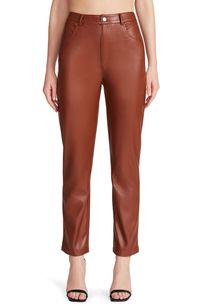 Take A Break Faux Leather Ankle Pants