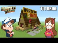 Minecraft Tutorial: How To Make "The Mystery Shack" House! "Gravity Falls" (Survival House) - YouTube