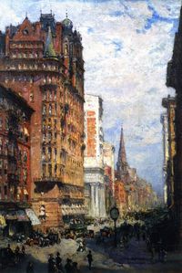 Colin Campbell Cooper "Fifth Avenue, New York City", 1906