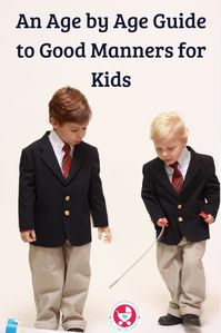 An Age by Age Guide to Good Manners for Kids