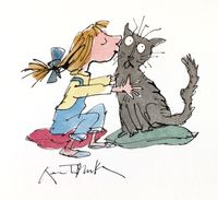 A KISS FOR THE CAT- Quentin Blake