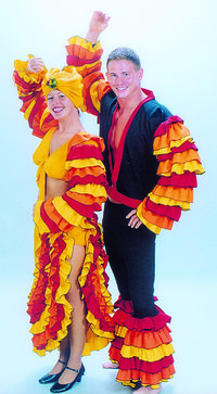 Havana Rumba Cha Cha Costumes - Guys and Dolls Rental from $39-53 per costume