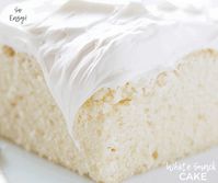 White Cake Recipe