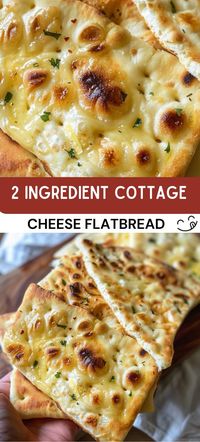 2 Ingredient Cottage Cheese Flatbread