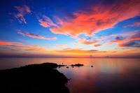 Sonnenuntergang in Guinea-Bissau