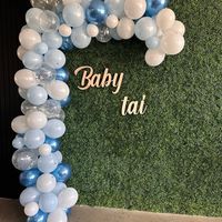 Baby Blue Shower Balloon Garland Kit With White and Silver Birthday or Baby Shower Balloons Winter Wonderland Blue Balloon Arch Kit - Etsy