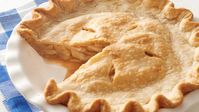 Our classic apple pie takes a shortcut with easy Pillsbury™ refrigerated pie crust! Baked with a filling of fresh apples and warm spices, there is as much simple joy in preparing this pie as there is in eating it. Each bite makes your friends and family feel warm, cozy and like they’re wrapped in a hug. Whether you bake it for a holiday, a potluck or as a special weekend dessert, this timeless pie recipe is guaranteed to spark joy.