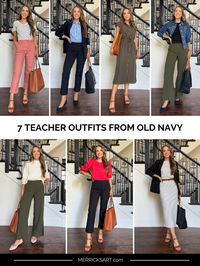 Teacher Outfits From Old Navy - Merrick's Art