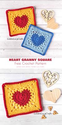 Beginners' Free Crochet Patterns for Granny Squares