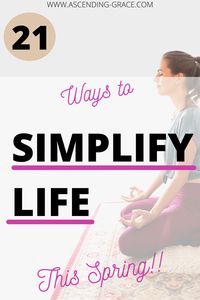 Simplify your life this Spring with these 21 productivity hacks to take the stress out of life!