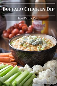 Low Carb Buffalo Chicken Dip (Keto) - Low Carb Maven