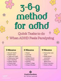 ✨🧠✨ 3-6-9 Method for ADHD | Gallery posted by daniisan | Lemon8