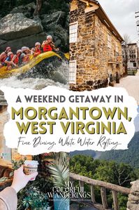 Ready to do a little West Virginia Mountains weekend getaway? Our guide will show you great West Virginia hiking trails, West Virginia Travel Guides, Morgantown West Virginia | West Virginia Itinerary | West Virginia Road Trip | West Virginia Aesthetic | West Virginia Pepperoni Rolls | tips on the best states to visit in the USA | United States Travel | Where To Go In The US | Travel United States Destinations | USA Travel Bucket Lists Travel in the USA | White Water Rafting in West Virginia