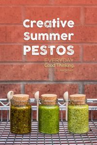 How to Make & Use Creative Summer Pestos