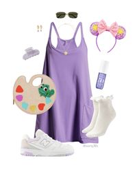 Disney's Tangled inspired outfit for DisneyWorld, Disneyland, Disney Tokyo, Disney Asia, Rapunzel, Disney Princesses, Disney outfits, Loungefly Disney, Cute disney clothes, Disney bounding, Disney adult, mickey ears