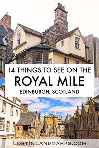 14 things to see on the Royal Mile in Edinburgh, Scotland. There's so much to do just on this one street in the old town of Edinburgh! Here's a guide on what not to miss on your city trip to the capital of Scotland #scotlandtravel