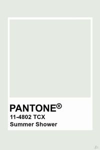 Pantone Summer Shower