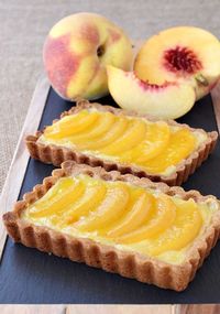 This Peach Custard Tart is prefect with your morning coffee or after dinner for dessert!