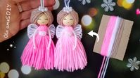 👼💖 Super Easy Christmas Angel Making Idea with Yarn - You will Love It - DIY Amazing Christmas Decor